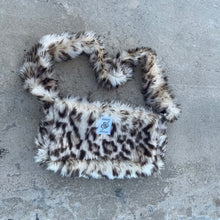 Load image into Gallery viewer, Fashionable Fluffy Leopard Print Mini Bag
