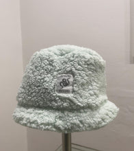 Load image into Gallery viewer, Fashionable Fluffy Blue Candy Bucket Hat
